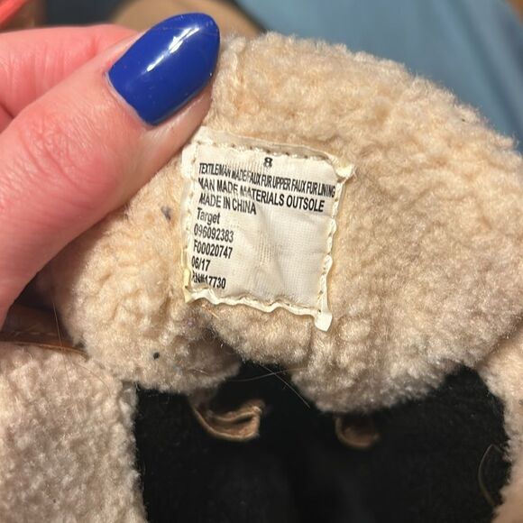 Target Women's Winter Waterproof Lace Up Ankle Boots Size 8 - Picture 9 of 9